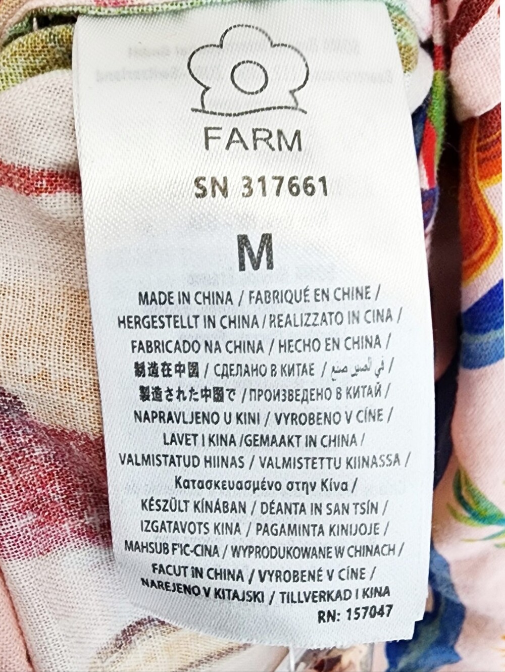 Farm Rio Bright Farm Strapless Linen DressFarm Rio - Picture 7 of 8